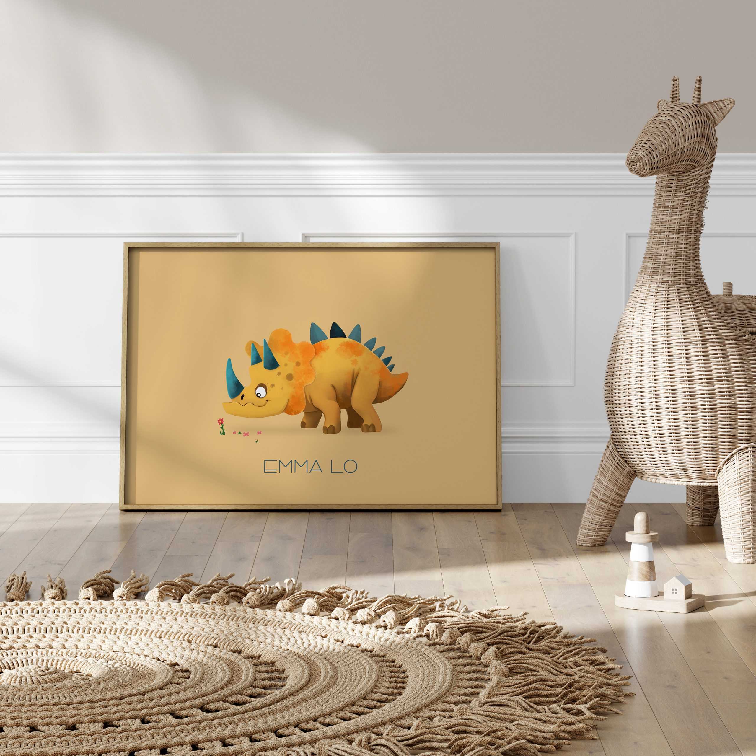 dinosaur plakat barnerom